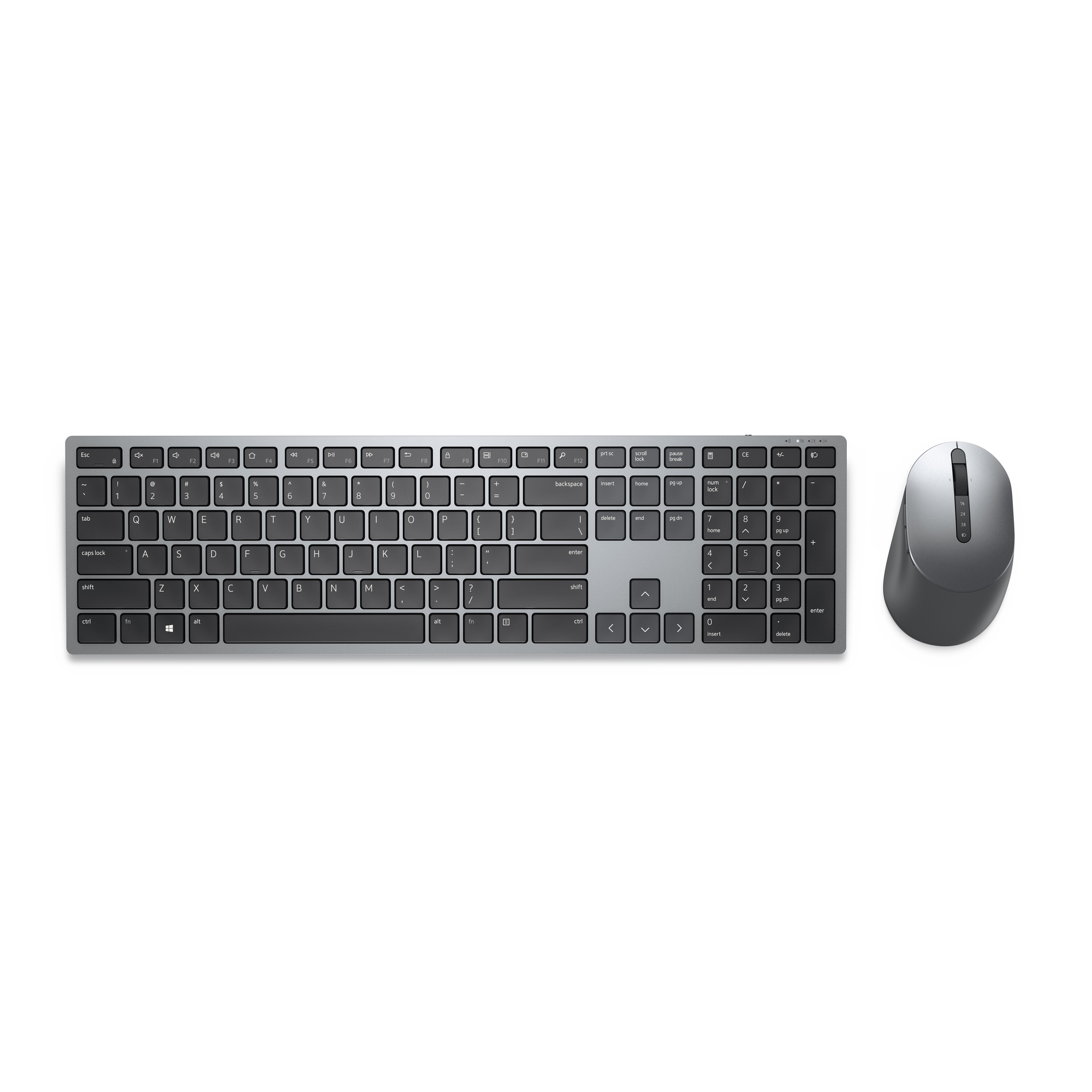 Tastiera e mouse wireless DELL Premier Multi-Device - KM7321W - Francese (AZERTY) - nuovo