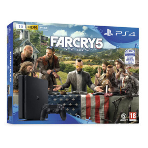 PS4 Slim 1TB + Far Cry 5 -Ricondizionato – Ottime condizioni