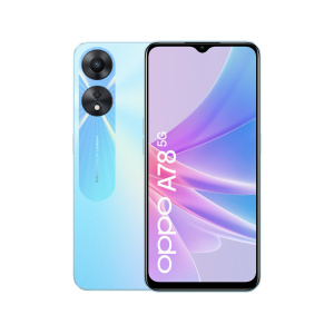 Oppo A78 (5G) 128 GB, blu, sbloccato – nuovo