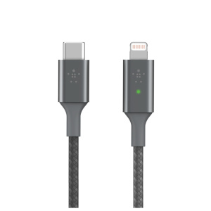 Belkin Smart LED da USB-C a Lightning grigio – nuovo