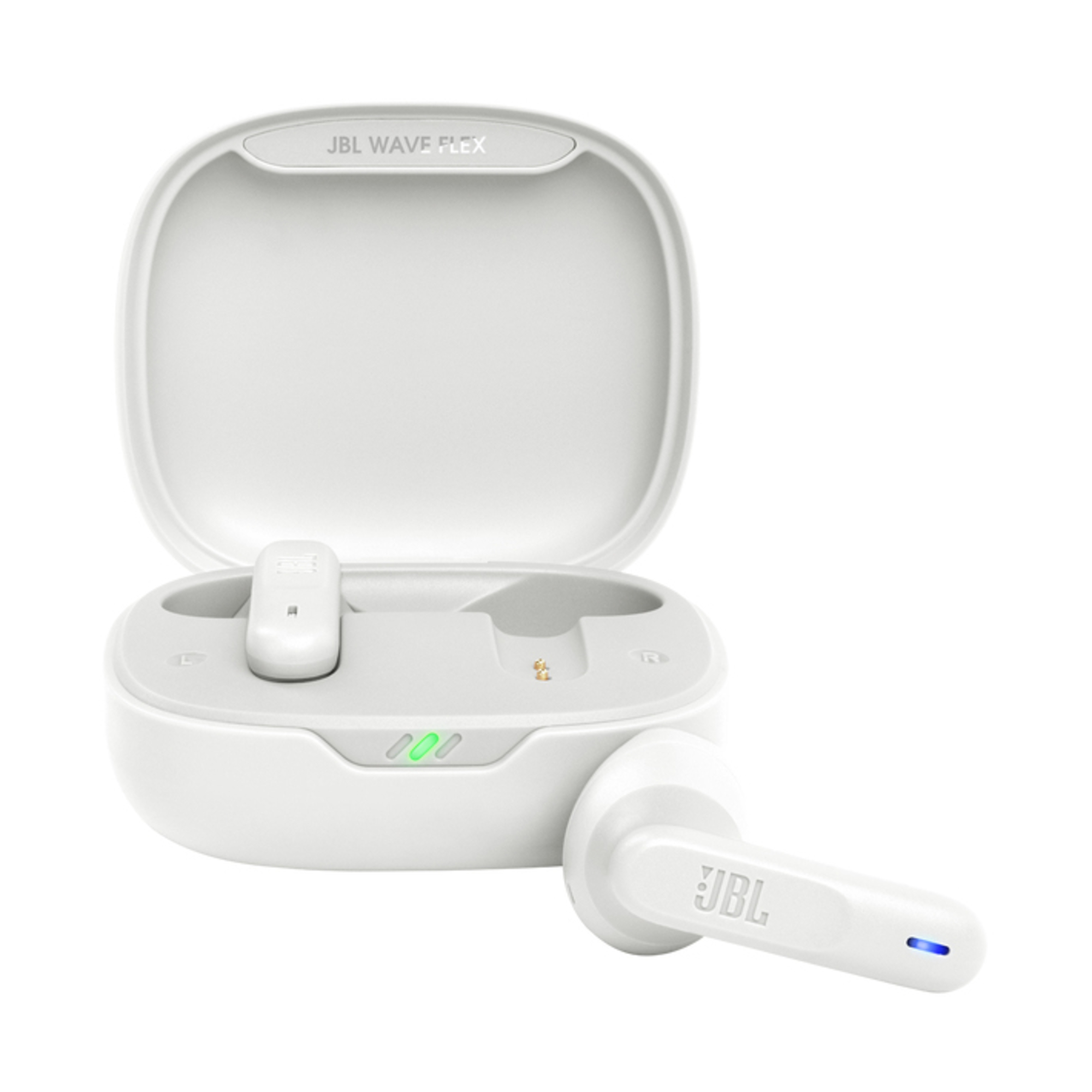 JBL Wave Flex Cuffie stereo senza fili (TWS) Bluetooth per chiamate/musica/sport - Bianco - nuovo