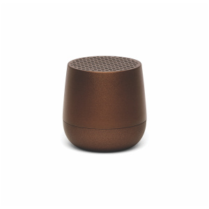 LEXON – Mini altoparlante Bluetooth ricaricabile a induzione da 3W – MINO + ALU (marrone) – nuovo