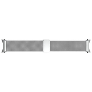 Bracciale milanese con anello in metallo per G Watch 4 M/L Silver Samsung – nuovo