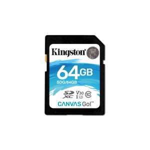 Tecnologia Kingston Canvas Go! 64 GB SDXC UHS-I Classe 10 – nuovo