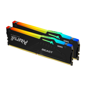 Kingston Fury? Beast RGB DDR5 – 32 GB (2 x 16 GB) – 5200 MT/s C40 – Intel XMP 3.0 – Nero – nuovo