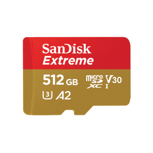 SanDisk Extreme 512GB MicroSDHC UHS-I Classe 10 – nuovo