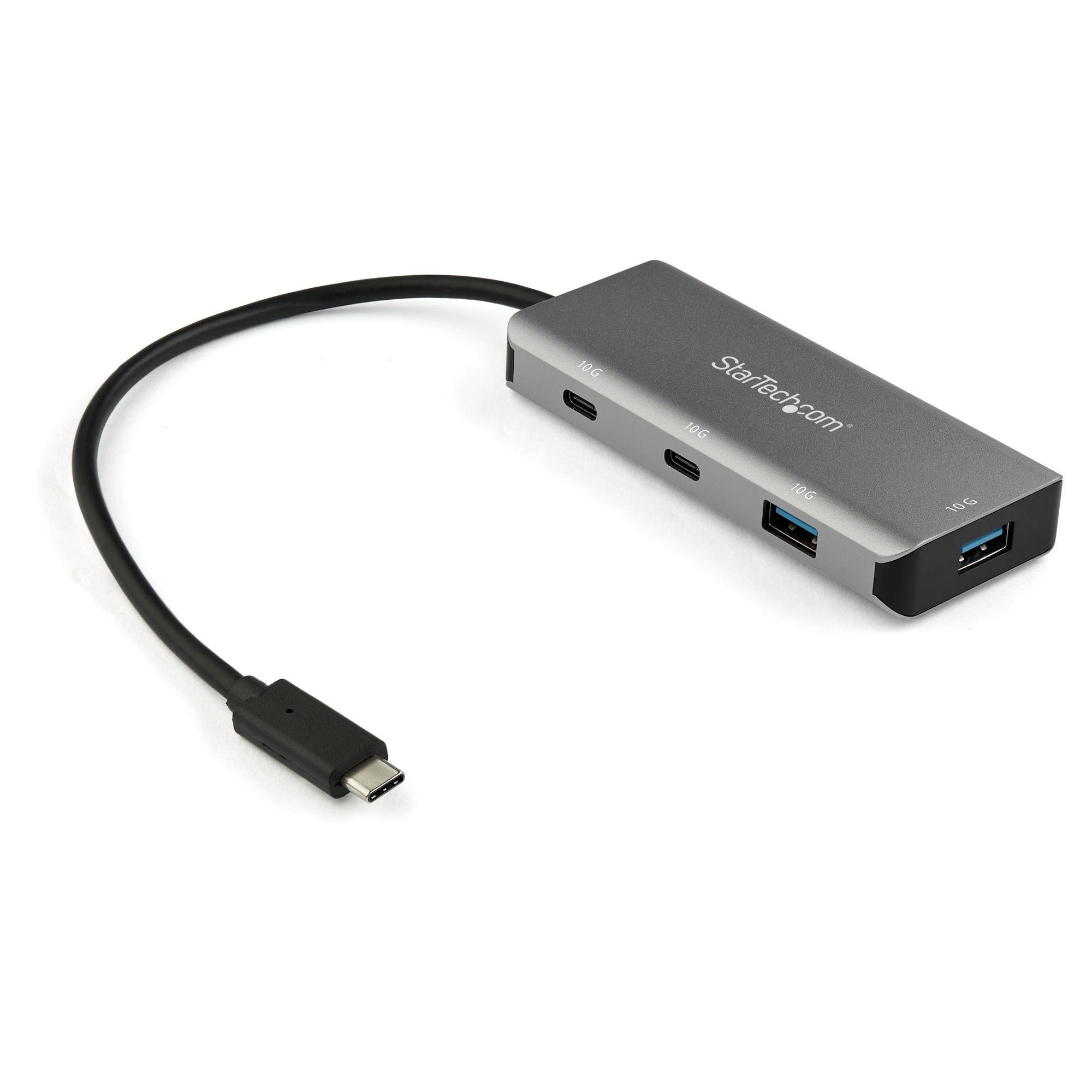 StarTech.com Hub USB-C a 4 porte - 2x USB-A e 2x USB-C - Hub USB Type-C 3.2 Gen 2 SuperSpeed 10Gbps - Alimentazione bus USB - Adattatore da USB-C a USB - Alluminio - Cavo da 25 cm - nuovo