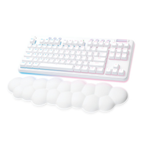 Logitech G G715 Tastiera RF senza fili + Bluetooth QWERTY francese Bianco – nuovo