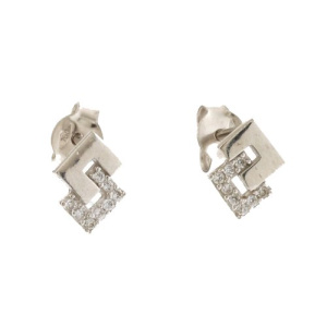 Orecchini Donna Oro Bianco 803321735041