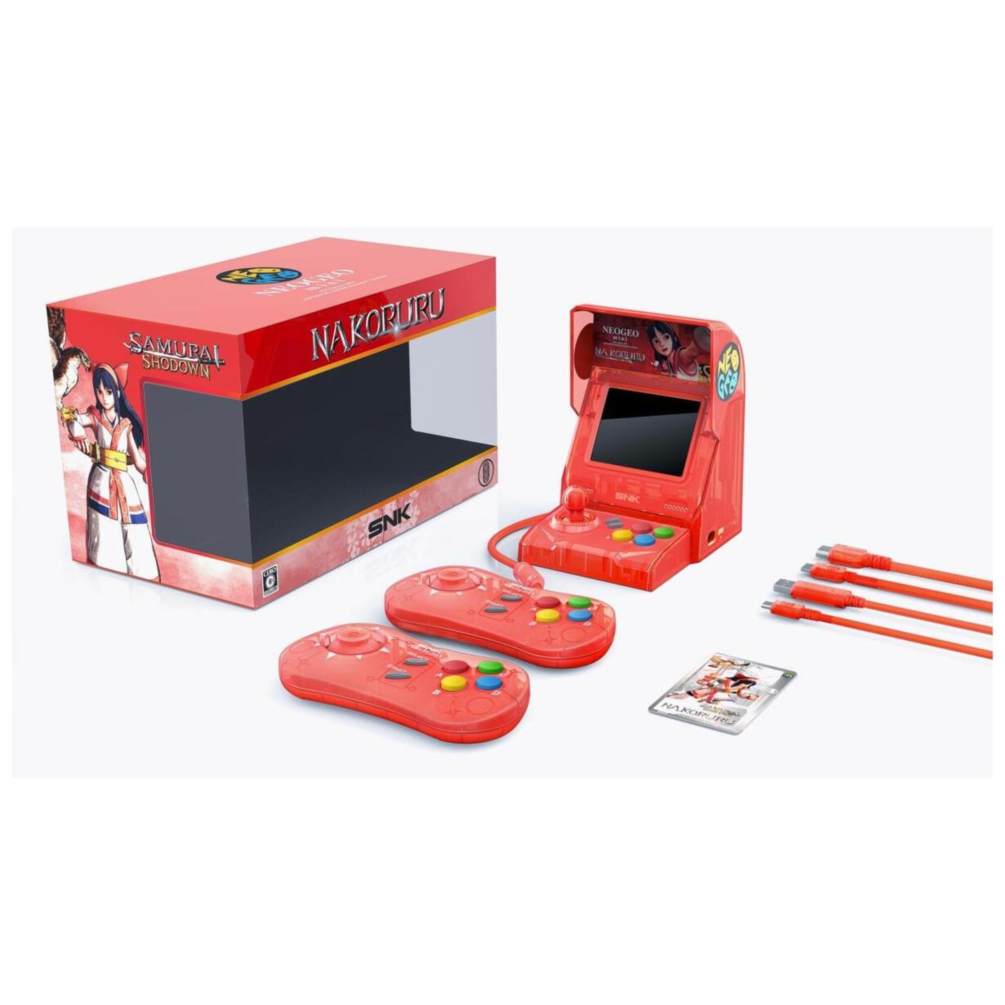 Console Neo Geo mini Samurai Shodown Limited Edition - Nakoruru (rosso) - nuovo