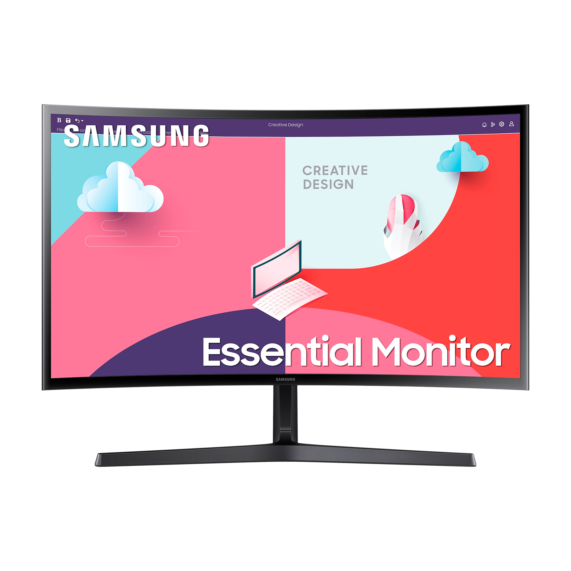 Samsung LS27C366EAUXEN 68,6 cm (27 ) PC a schermo piatto Full HD LED 1920 x 1080 pixel Nero - nuovo