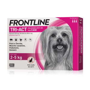 Frontline Tri-Act per Cani 2-5 Kg – 6 Pipette