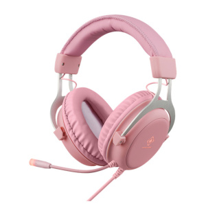 Deltaco Gaming – WHITE LINE WH85 – Cuffie da gioco a LED, altoparlanti stereo da 57 mm, pelle PU, PC/MAC/Console/Mobile, bianco – nuovo