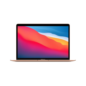MacBook Air M1 (2020) 13,3′, 3,2 GHz 512 GB 8 GB Apple GPU 8, Oro – QWERTY italiano – Ricondizionato – Buono stato