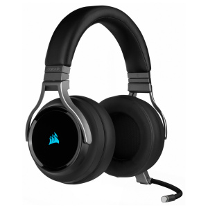 Corsair Virtuoso RGB Cuffie cablate e wireless con USB Type-A Charcoal – nuovo