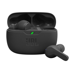 JBL Wave Beam True Wireless Stereo (TWS) Cuffie Bluetooth per chiamate/musica/sport/ogni giorno – Nero – nuovo