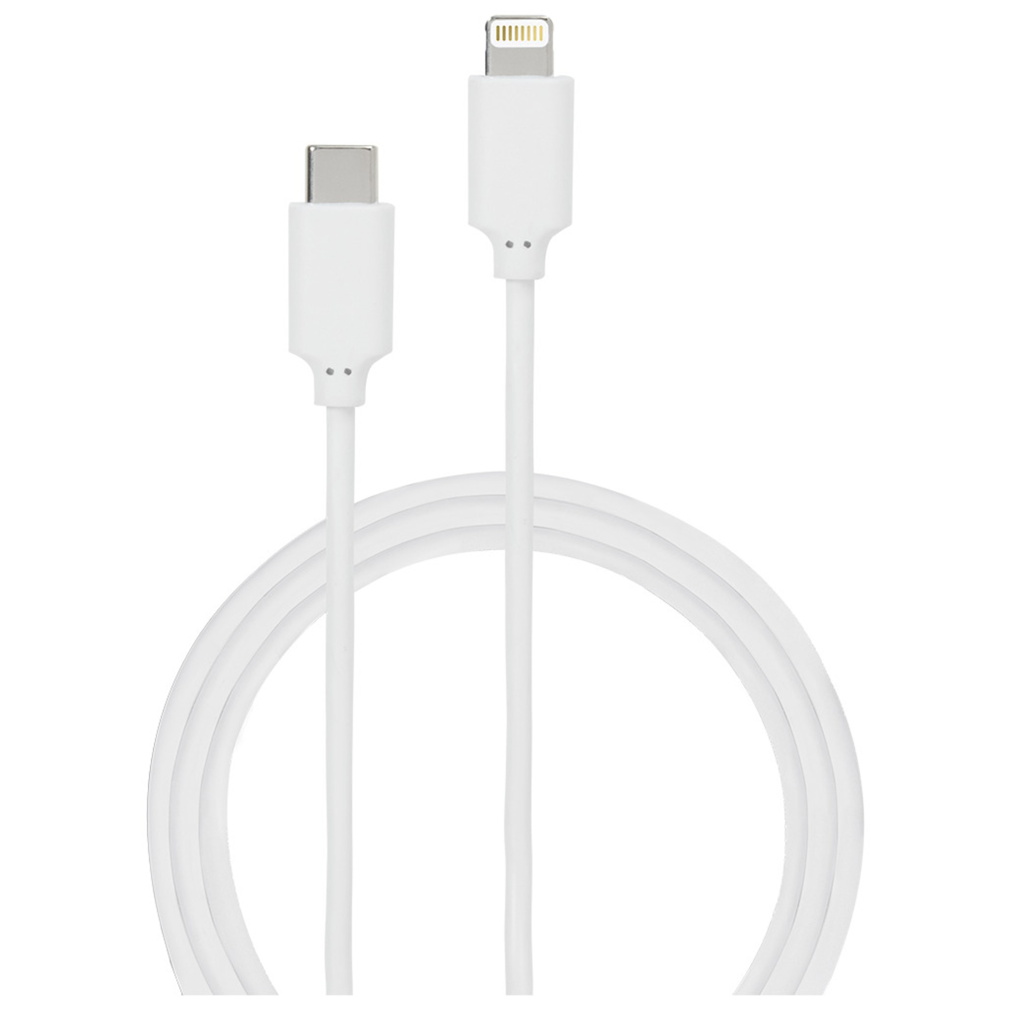 Cavo USB C/Lightning 2m Bianco Bigben - nuovo