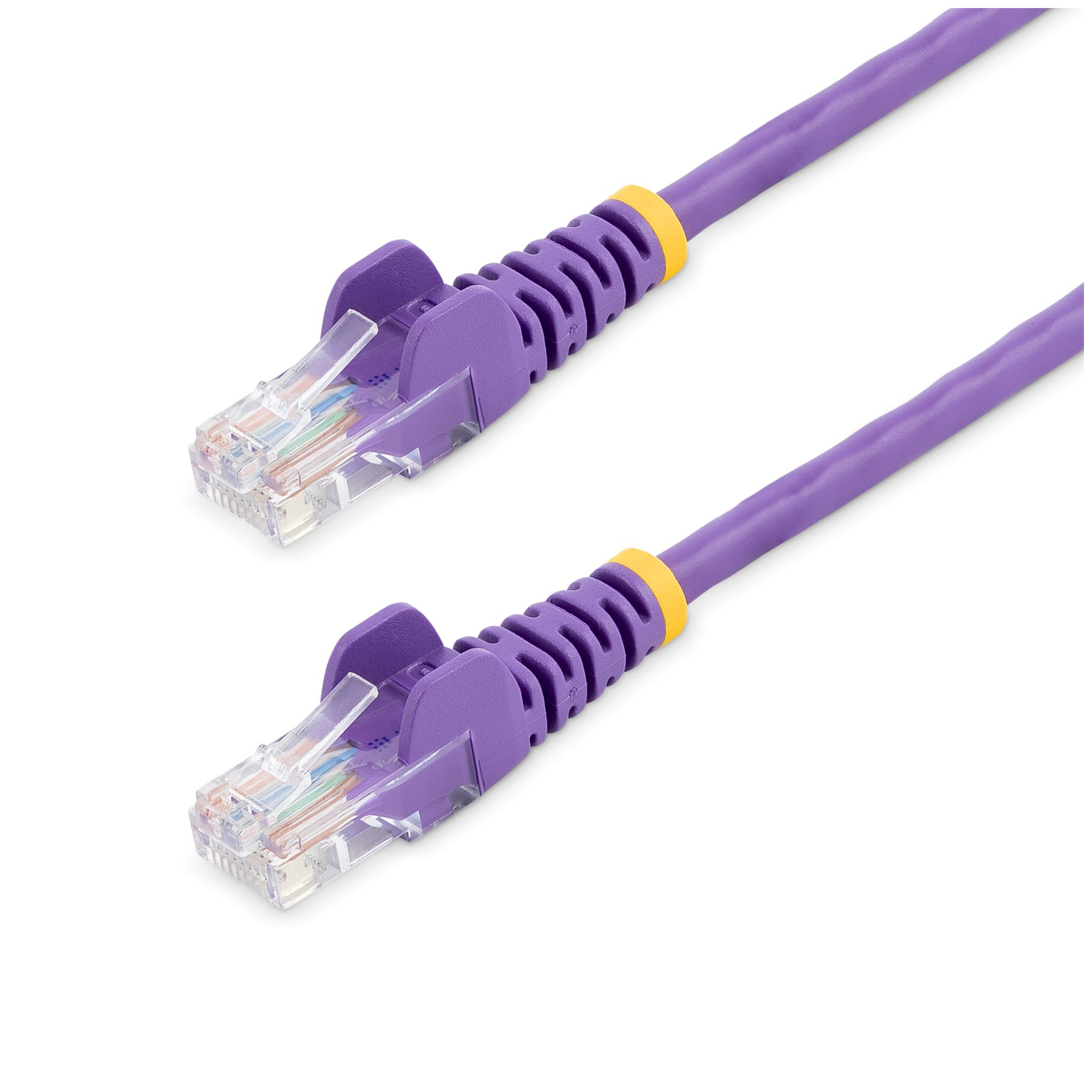 StarTech.com Cavo di rete Cat5e senza ganci da 10 m - Viola - nuovo