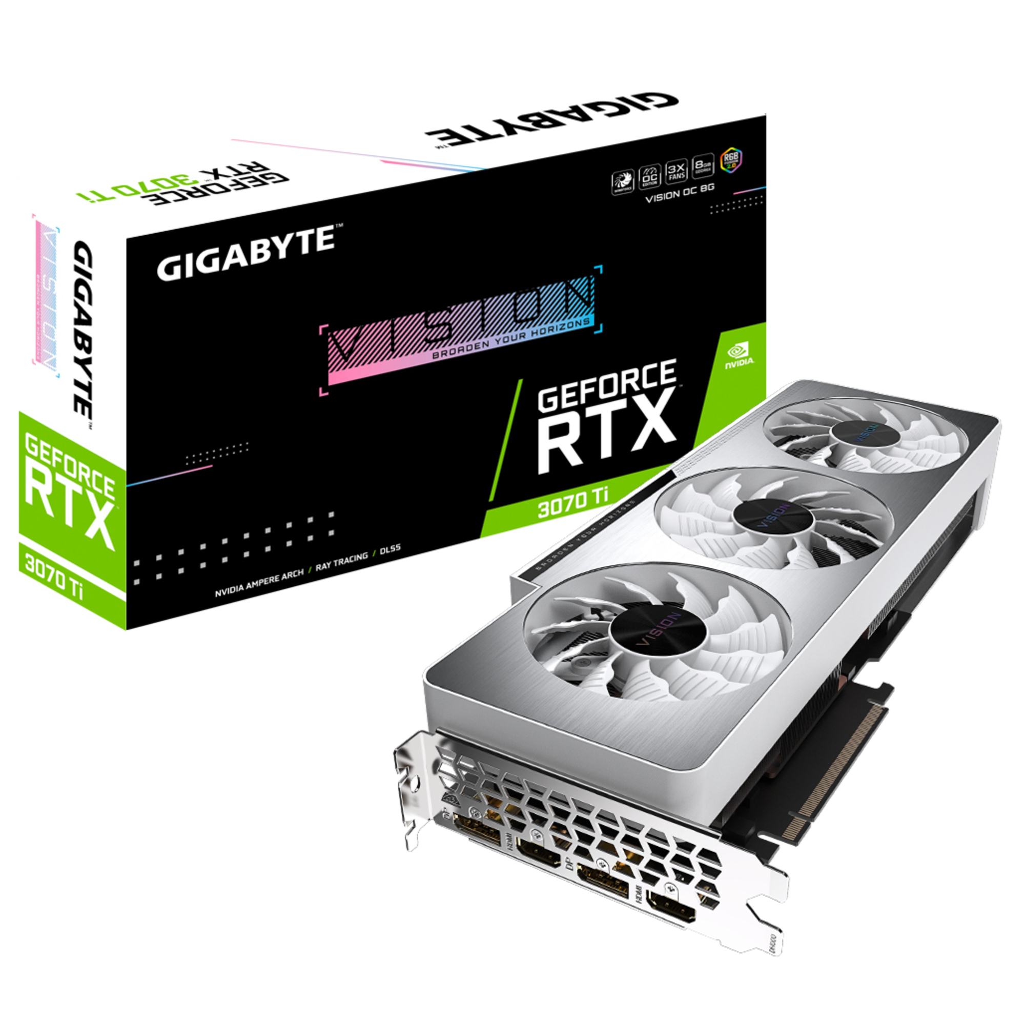 Gigabyte AORUS XTREME GV-N307TVISION OC-8GD Scheda grafica NVIDIA GeForce RTX 3070 Ti 8 GB GDDR6X - nuovo