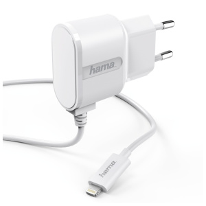 Caricabatterie, Lightning, 1A, bianco – nuovo