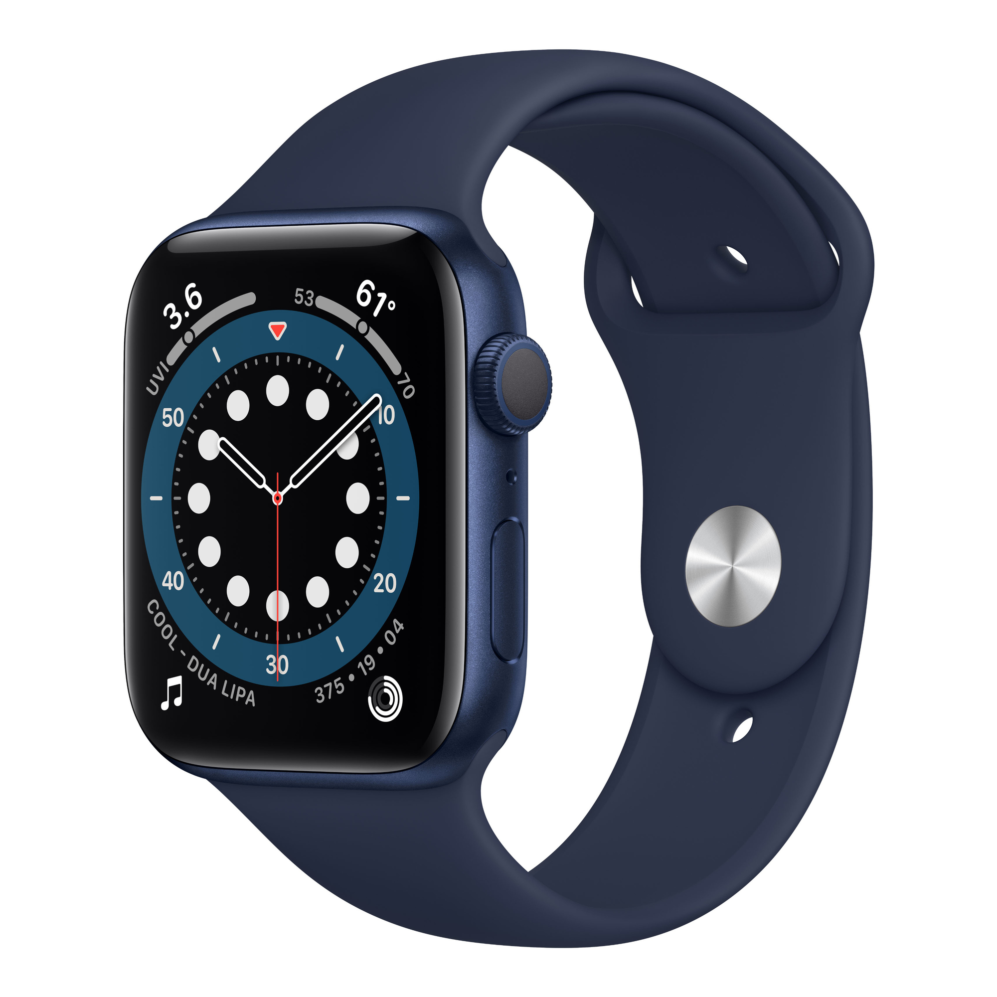 Apple Watch Series 6 OLED 44 mm Digitale 368 x 448 pixel Touchscreen Blu Wifi GPS (satellite) - Ricondizionato - Buono stato