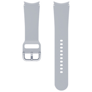 Cinturino sportivo per G Watch Series 4/4 Classic/5/5 Pro/6/6 Classic 130mm, M/L Silver Samsung – nuovo