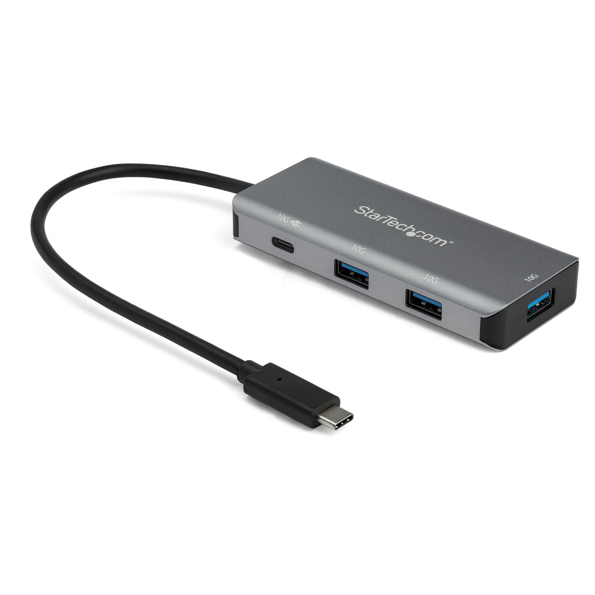 StarTech.com Hub USB-C a 4 porte (10Gbps) con 3x USB-A e 1x USB-C - Power Delivery Passthrough 100W - Adattatore per laptop USB 3.2 Gen 2 Tipo C - Compatibile con TB3 - nuovo