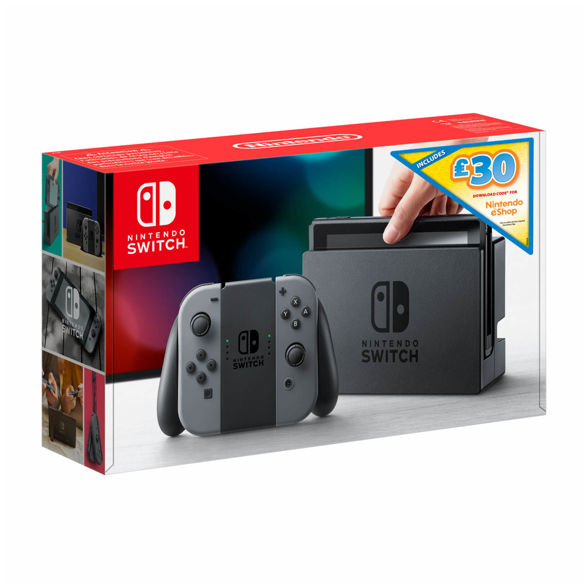 Switch & 35? di buono eShop - console di gioco portatile 15,8 cm (6.2 ) 32 GB Touchscreen Wifi Grigio -Ricondizionato - Ottime condizioni