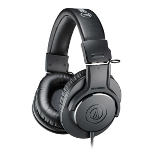 Cuffie Audio-Technica ATH-M20X nere con archetto, cavo staccabile da 3 metri, morbidi cuscinetti circumaurali e suono professionale bilanciato per un’immersione sonora ottimale – nuovo