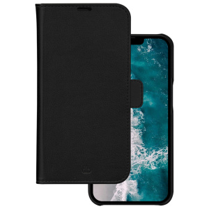 Custodia Folio in pelle vegana Stockholm certificata GRS nera per Apple iPhone 14 Plus DBramante1928 – nuovo