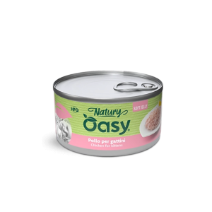 Oasy Natury Soft Jelly Pollo per Gattini – 85 g, Singola