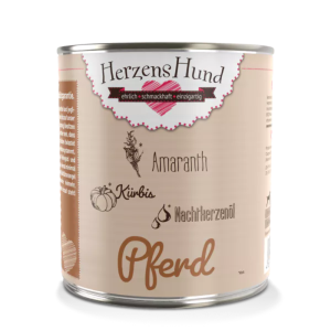 Herzens Hund Cavallo con Amaranto Umido per Cani – 800 g