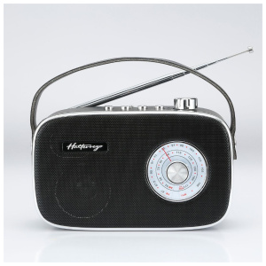 Radio AM/FM in stile retrò Halterrego, BT V5.0, lettore di schede USB e micro SD, 3 W RMS, Aux IN e presa per cuffie. Adattatore o porta USB-C, Nero – nuovo