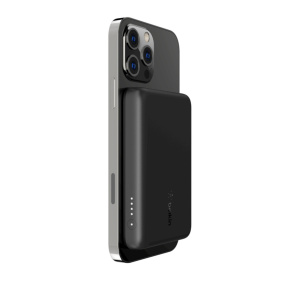 Belkin BPD002BTBK Banca di energia 2500 mAh con ricarica wireless, nero – nuovo