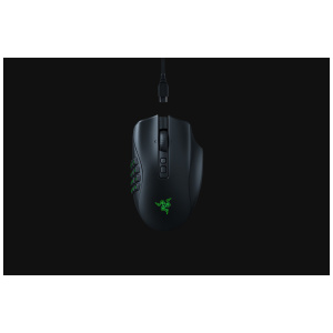 Razer Naga V2 Pro Mouse senza fili RF per destrimani + Bluetooth + USB Type-C Ottico 30000 DPI – nuovo
