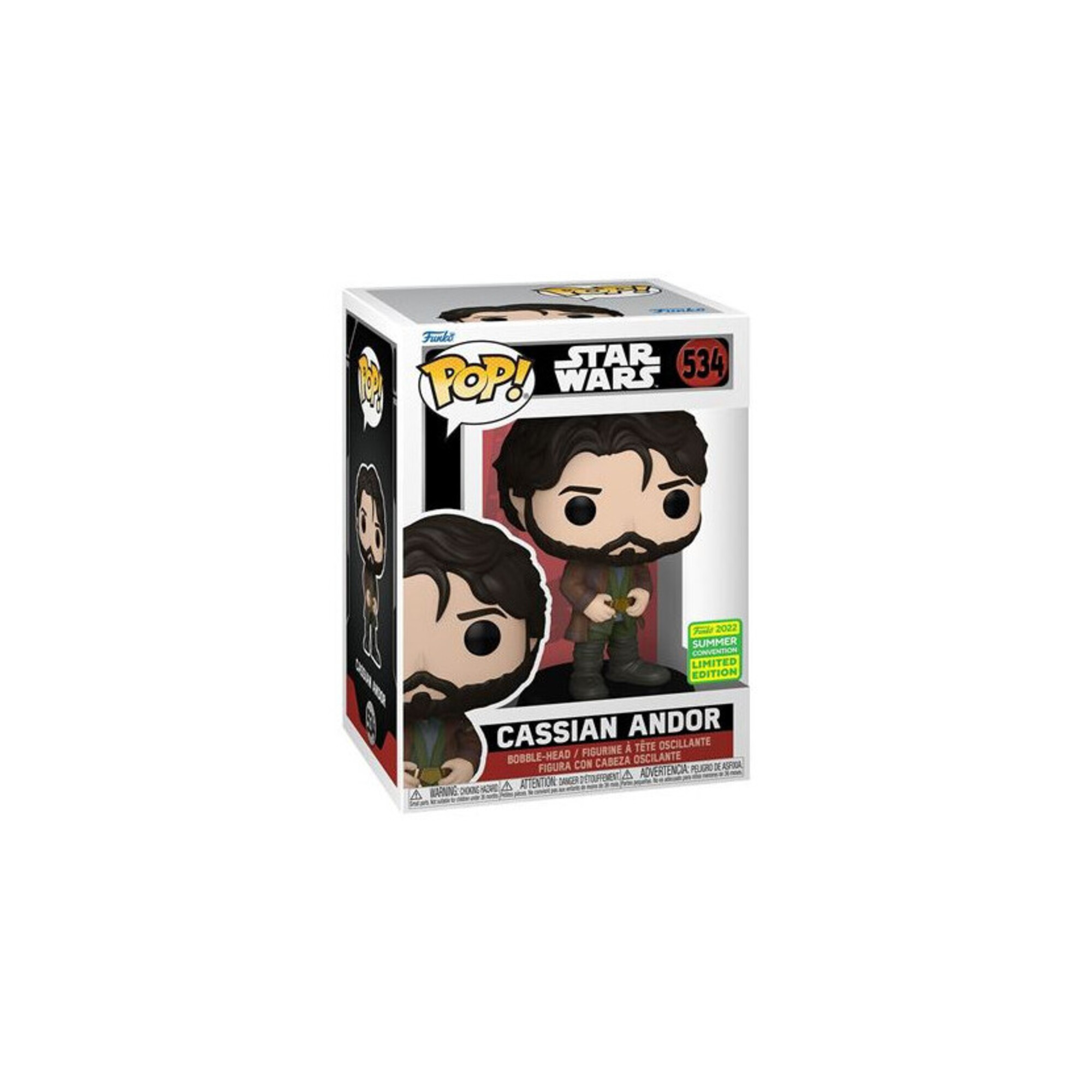Personaggio d'azione Funko Pop Star Wars Cassian Andor - nuovo