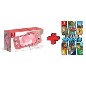 Switch lite 32 GB + Instant Sport, Coral – nuovo