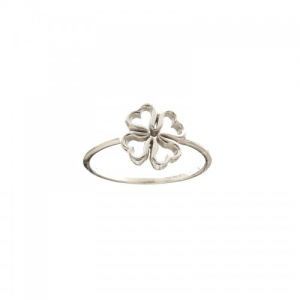 Anello Quadrifoglio Donna Oro Bianco 803321734422