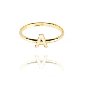 Anello Facco Gioielli iniziale personalizzabile in oro 755400E