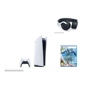 PS5 & Horizon Forbidden West Pack, cuffie Pulse 3D – console Playstation 5 (Standard) – Ricondizionato – Buono stato