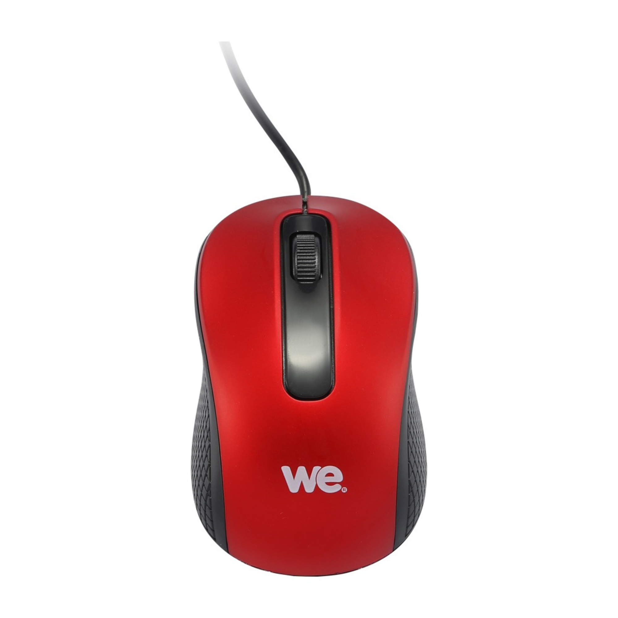 WE Mouse cablato 1200 DPI Connessione USB - Ambidestro ultraleggero - Compatibile con PC/Mac - Rosso - nuovo
