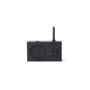 LEXON – Radio FM e altoparlante Bluetooth 3W – TYKHO 3 (GRIGIO SCURO) – nuovo