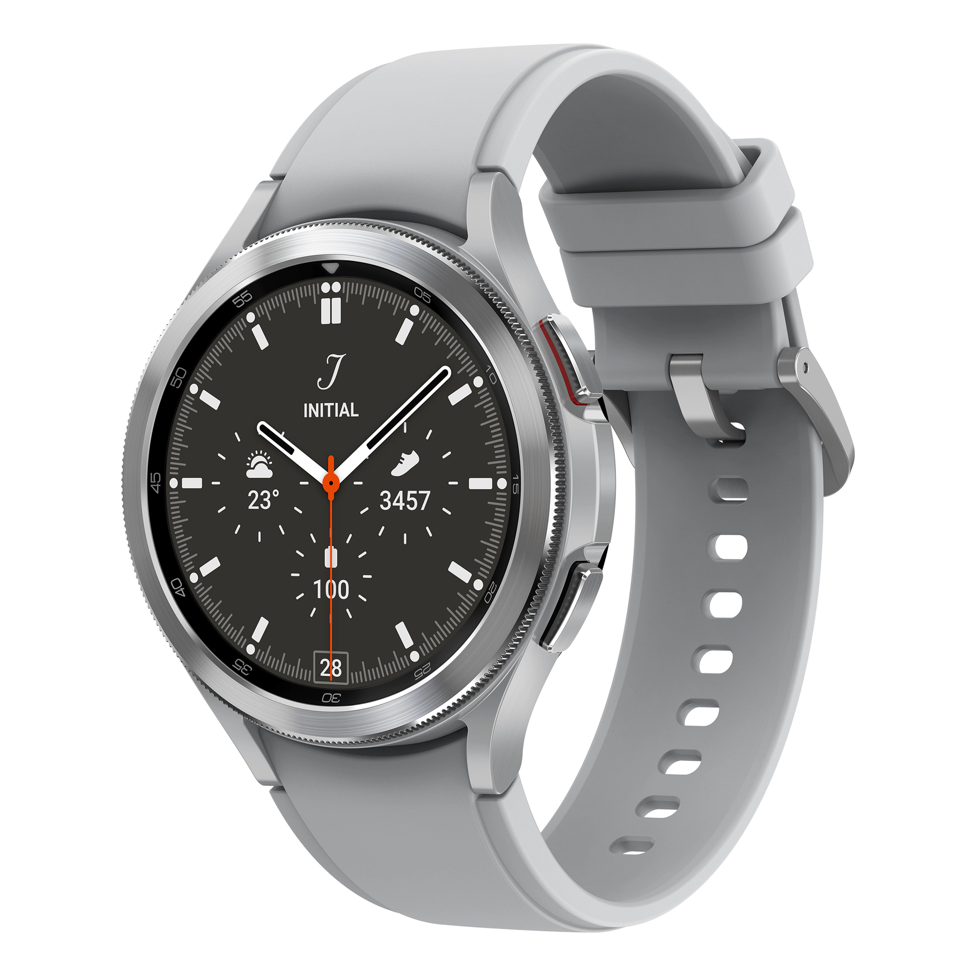 Samsung Galaxy Watch4 Classic 3,56 cm (1.4 ) OLED 46 mm Digitale 450 x 450 pixel Touchscreen 4G Argento Wifi GPS (satellite) - nuovo
