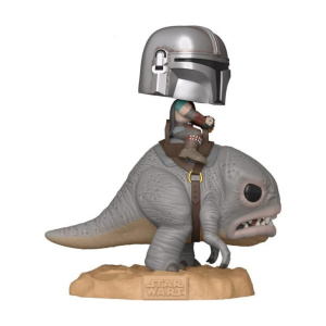 Funko Pop! Deluxe Mandalorian action figure Il Mandaloriano su Blurrg – nuovo