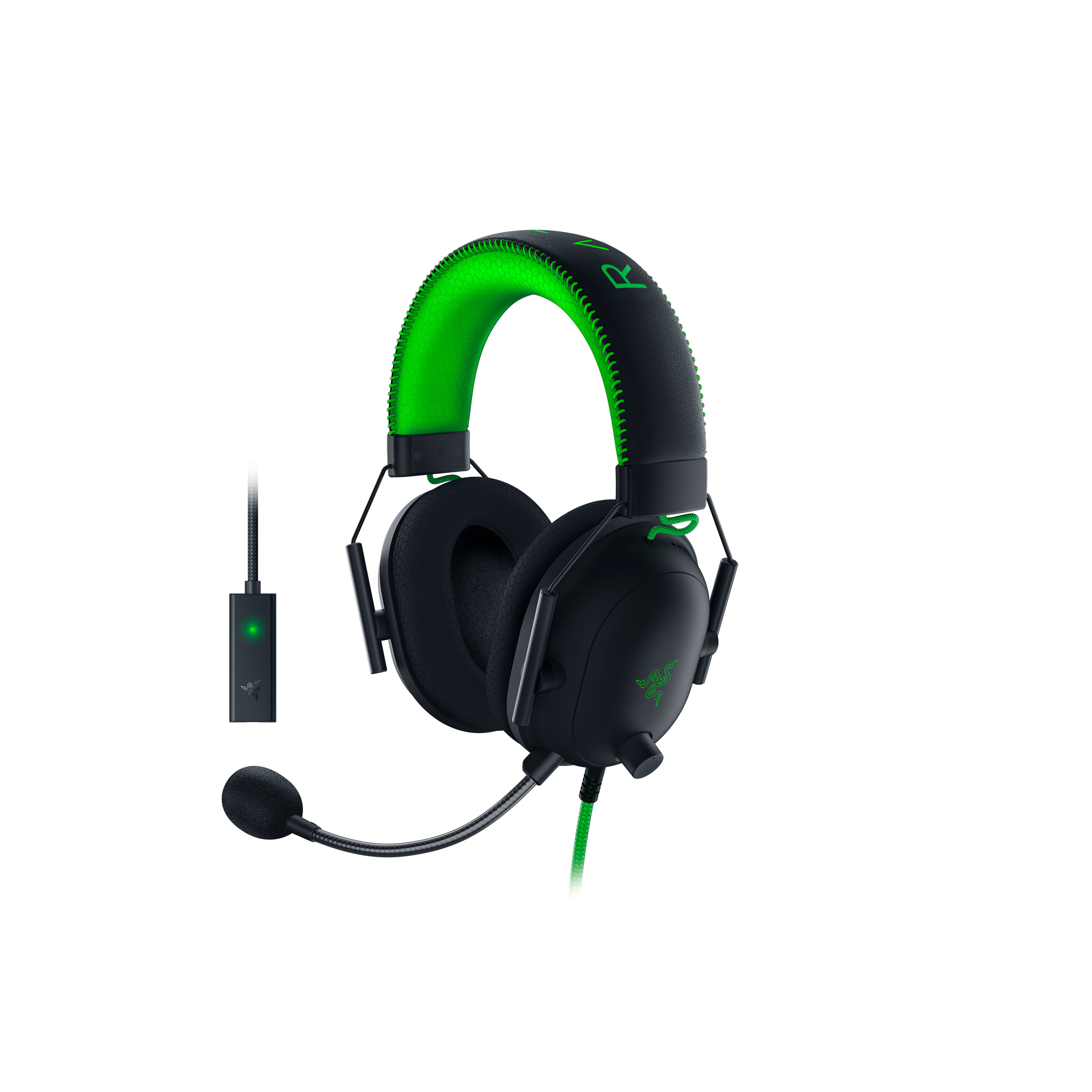 Razer BlackShark V2 Fascia per cuffie cablate Play Nero, Verde - nuovo