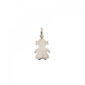 Ciondolo bimba oro bianco 803321730849