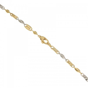 Bracciale Uomo in Oro Giallo e Bianco 803321717281