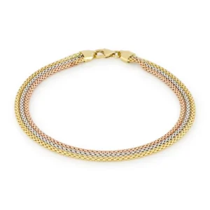 Bracciale donna in oro tre colori 803321718113