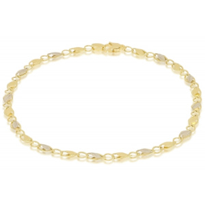 Bracciale Uomo in Oro Giallo e Bianco 803321718171