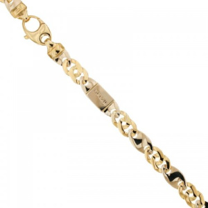 Bracciale Uomo in Oro Giallo e Bianco 803321735562
